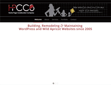 Tablet Screenshot of homepageconstructionco.com